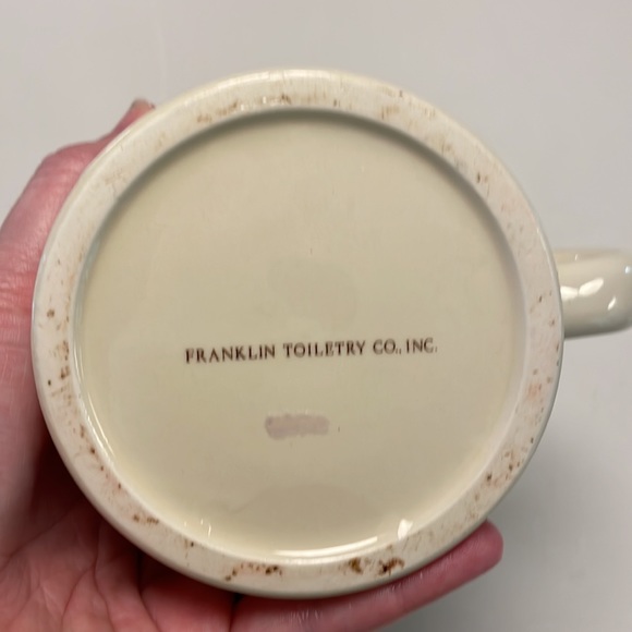 Franklin Toiletry Co Barbershop Old Fashioned Luxury Shaving Cream Mug Cup - Picture 5 of 5